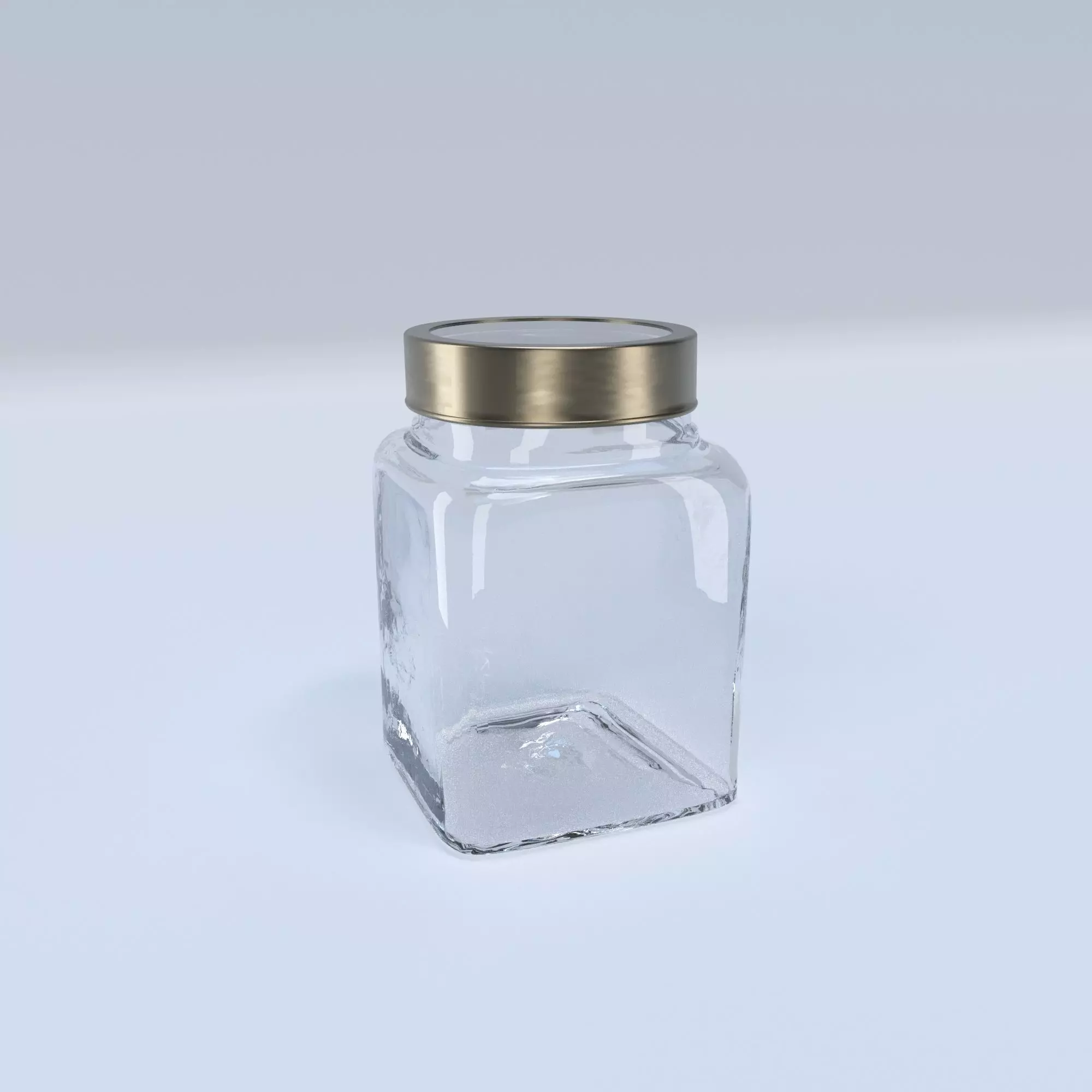 Multipurpose Glass Jar Free 3D model