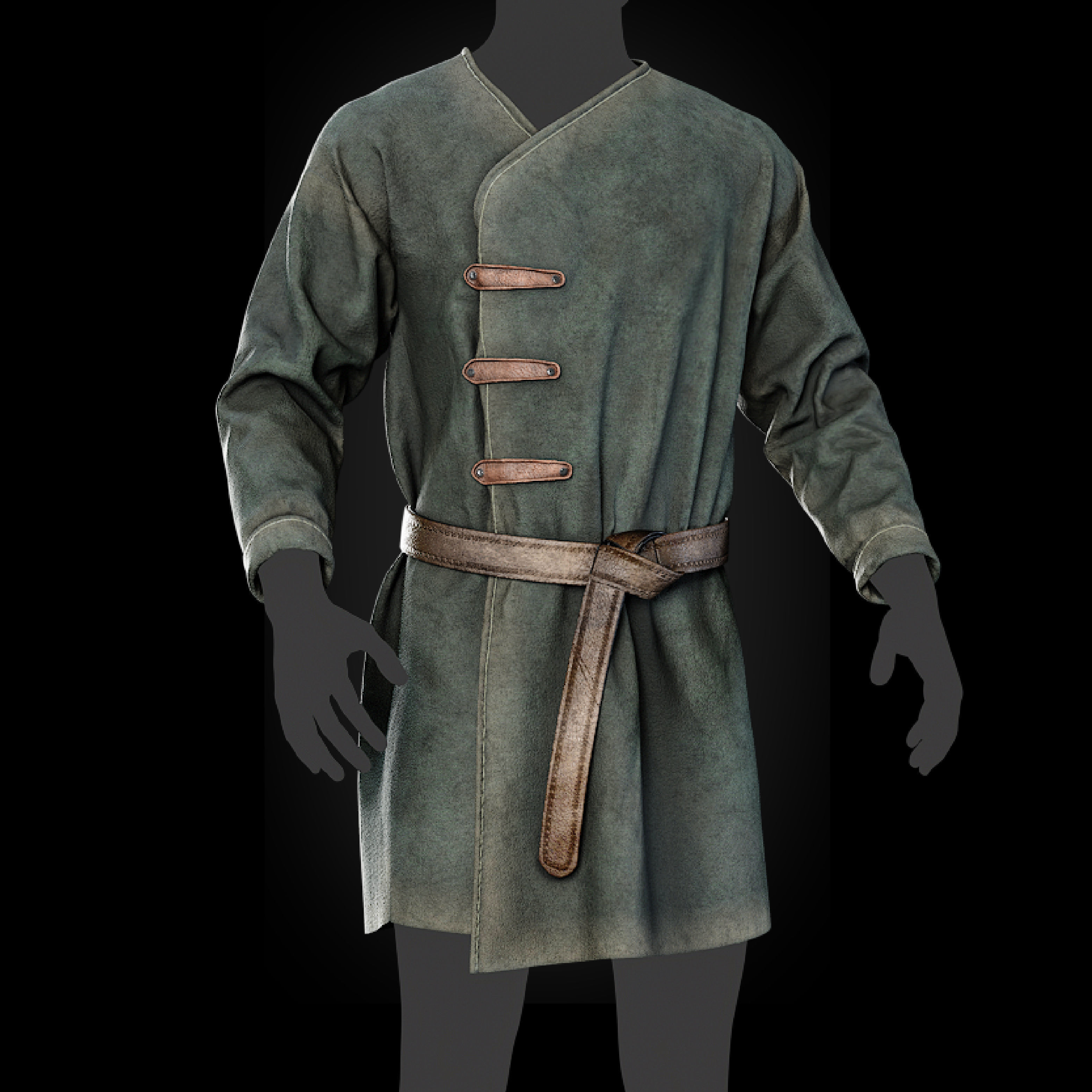 Medieval clothes collection tunic shirt pants shoes _10