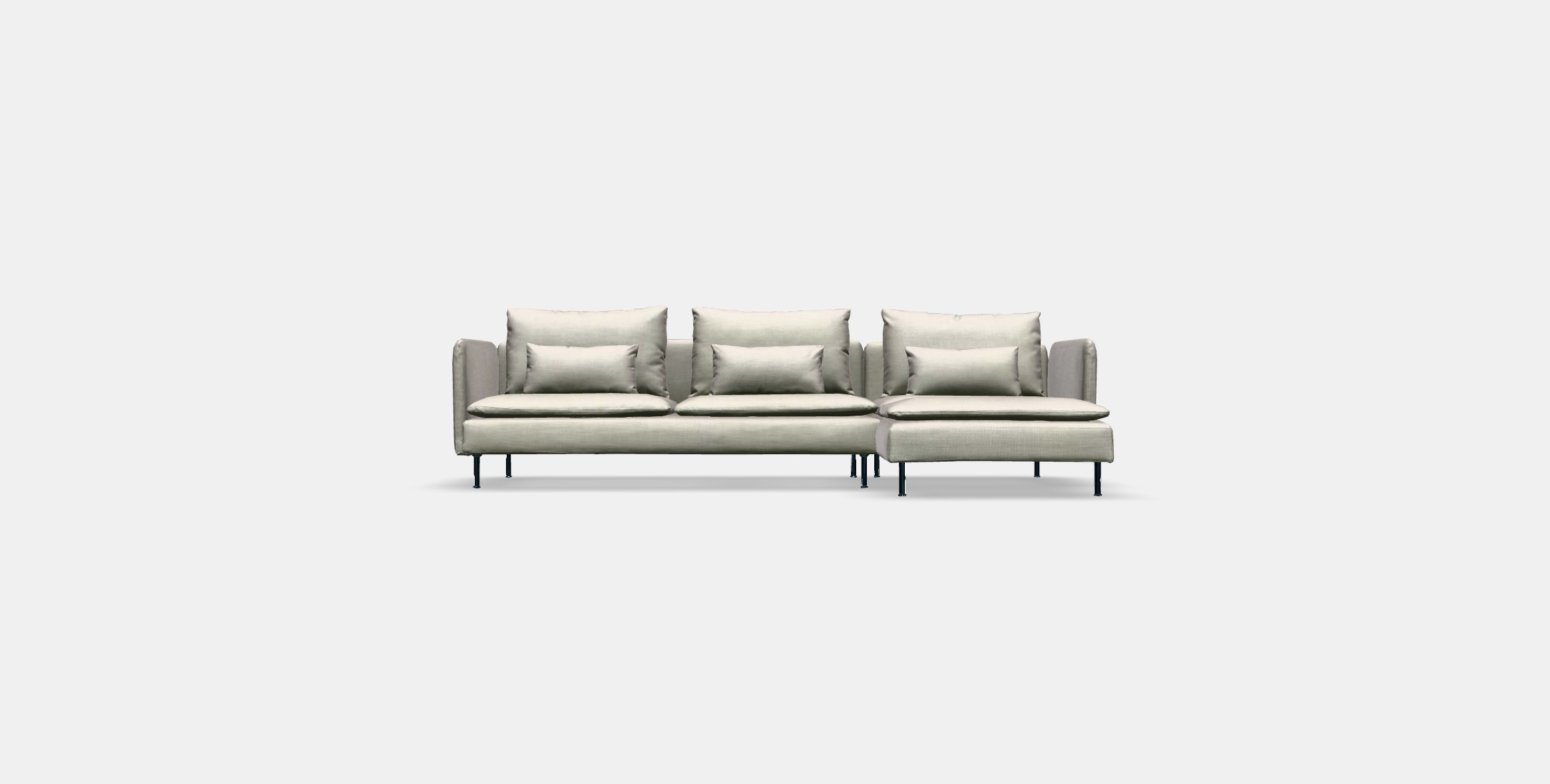 SODERHAMN 4-seat sofa 8 Low-poly 3D model_9