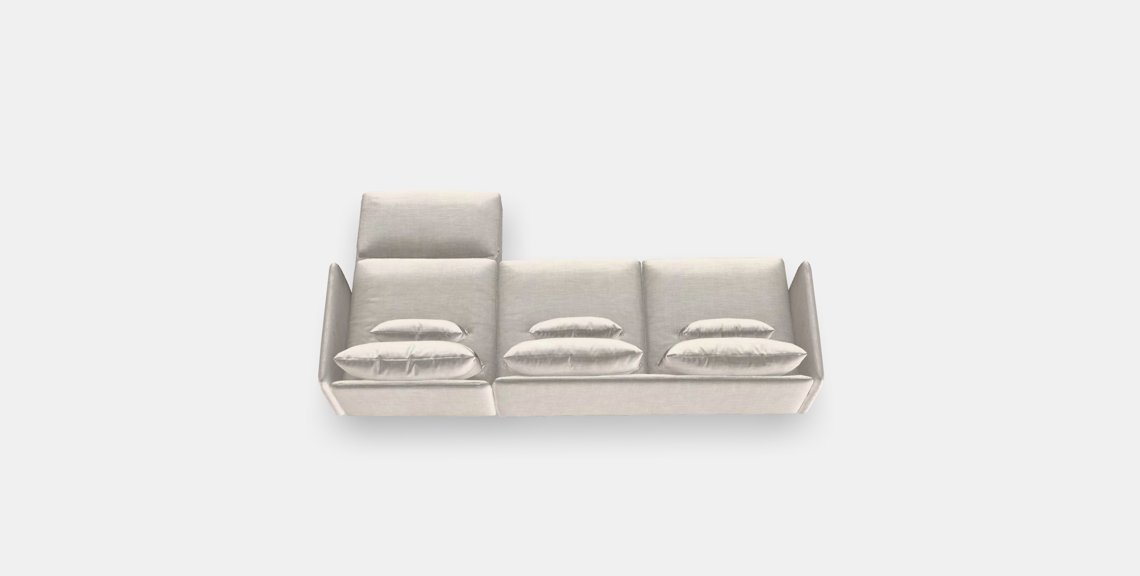 SODERHAMN 4-seat sofa 8 Low-poly 3D model_4