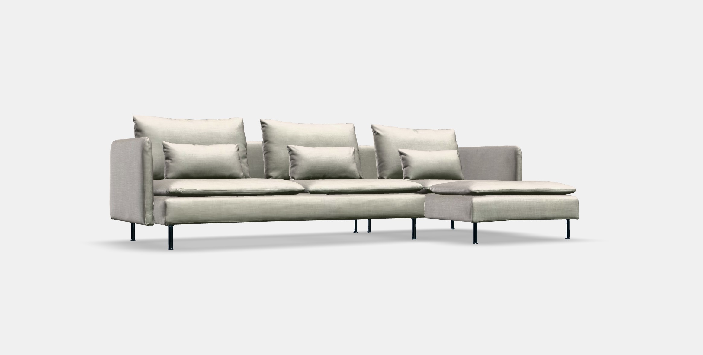 SODERHAMN 4-seat sofa 8 Low-poly 3D model_10