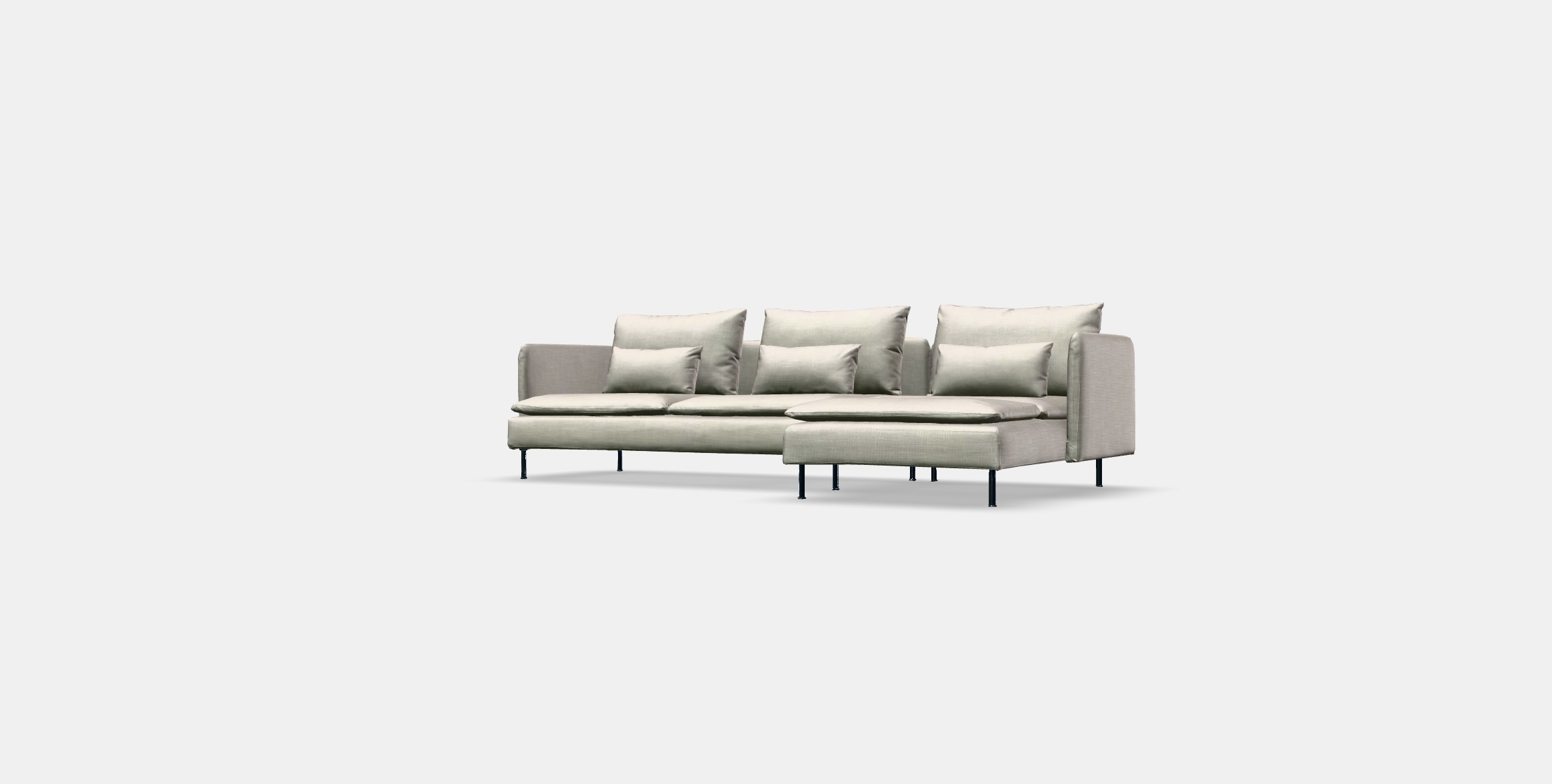 SODERHAMN 4-seat sofa 8 Low-poly 3D model_12