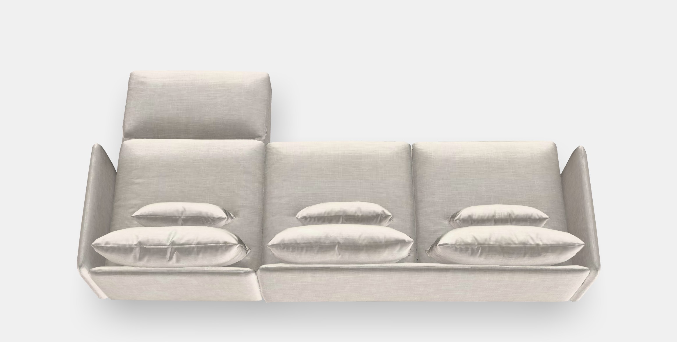 SODERHAMN 4-seat sofa 8 Low-poly 3D model_3