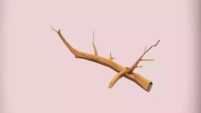 3D model of a tree branch 3D model | CGTrader