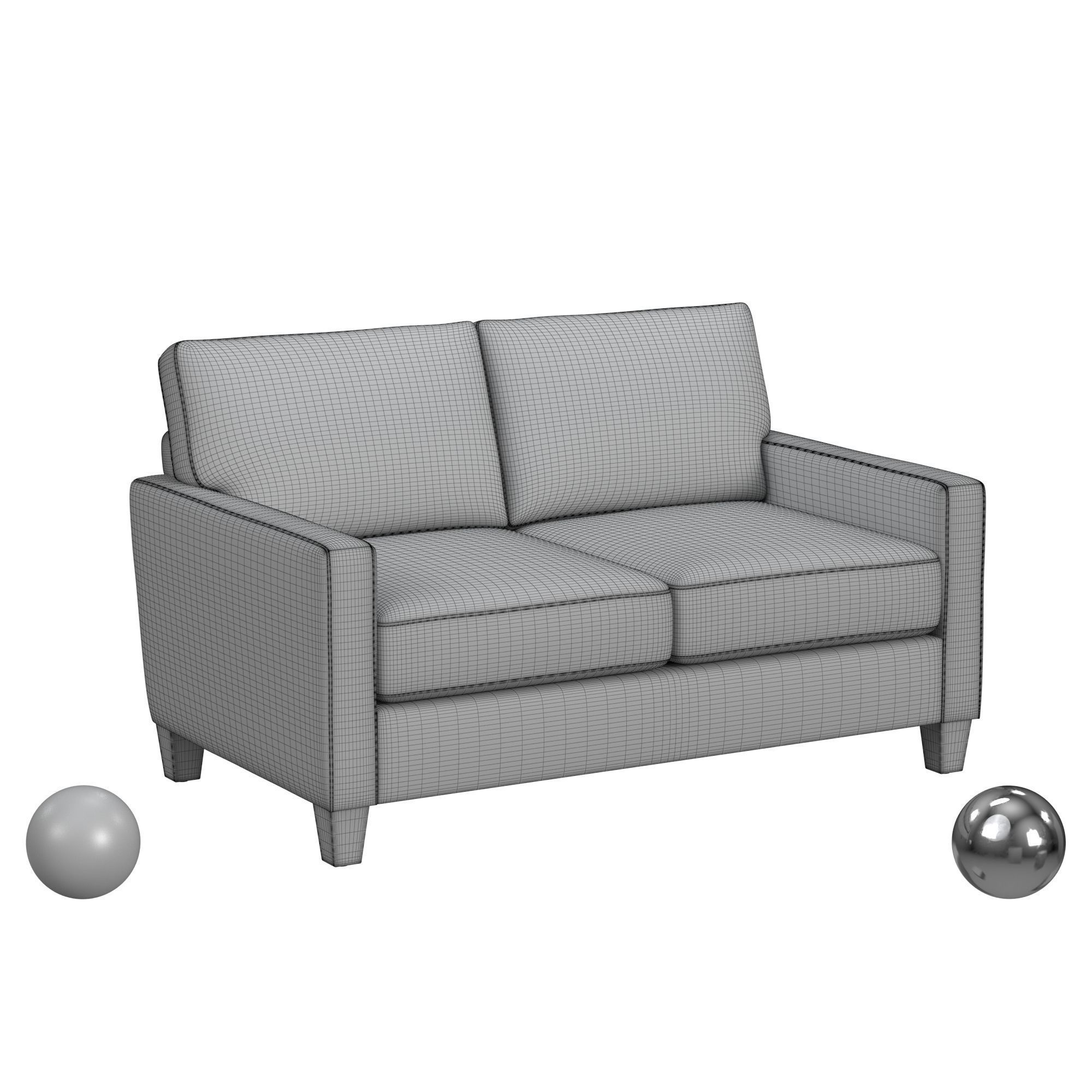  Remi Loveseat In COSTCO 3D model_3