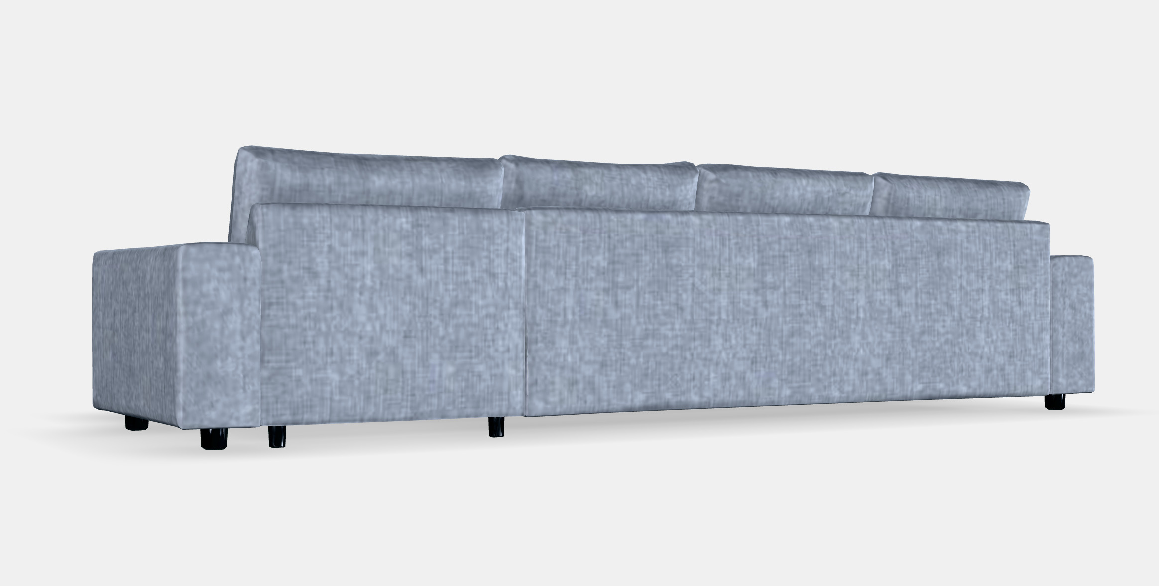 VIMLE 4-seat sofa with chaise longue 7 Low-poly 3D model_2