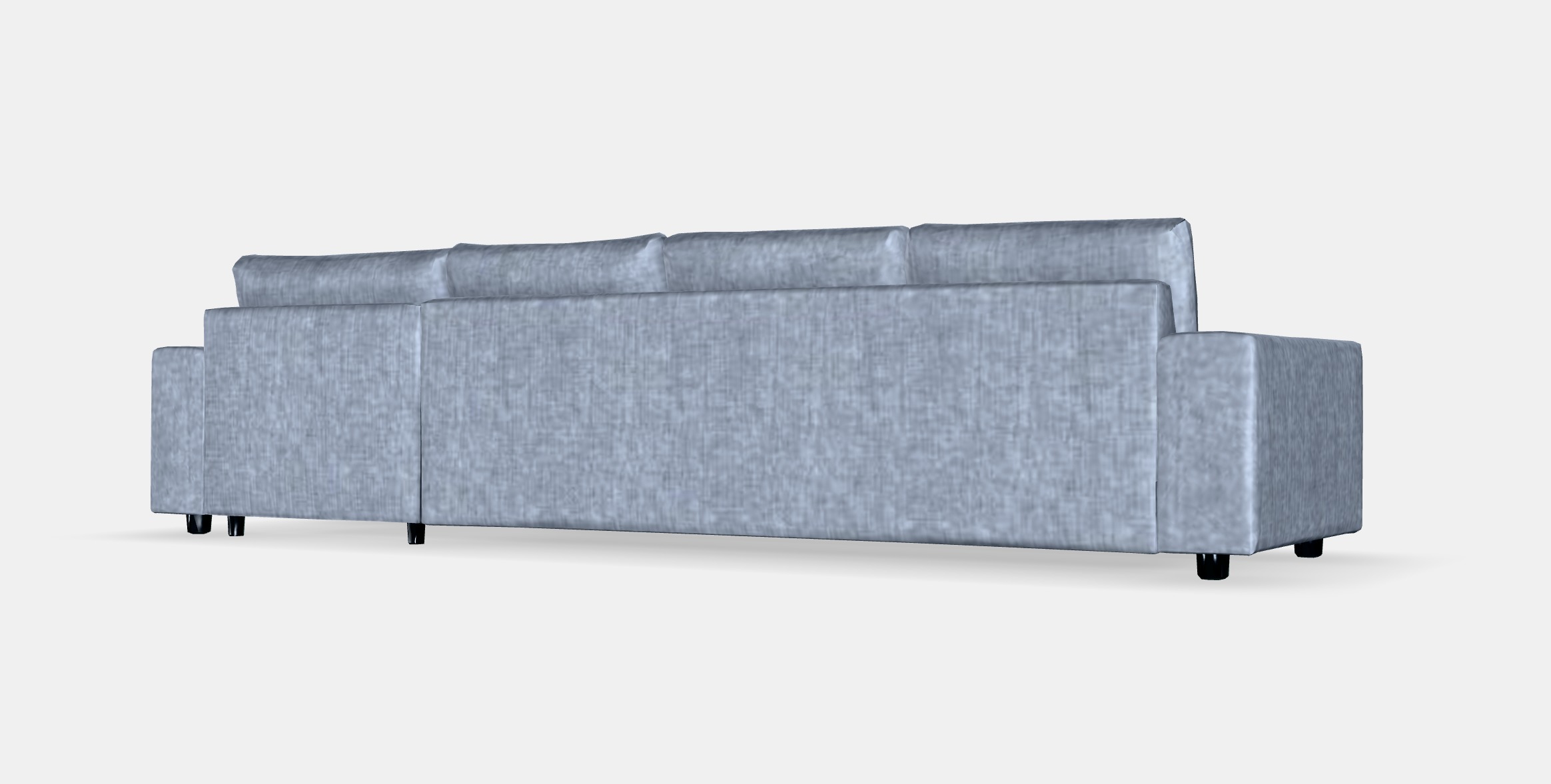 VIMLE 4-seat sofa with chaise longue 7 Low-poly 3D model_6