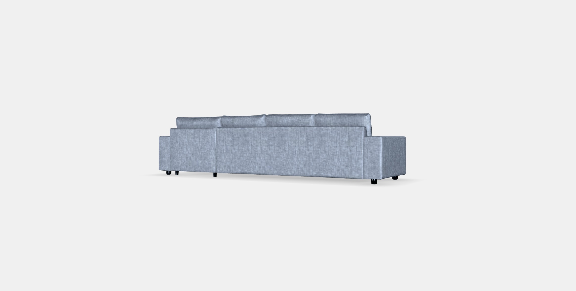 VIMLE 4-seat sofa with chaise longue 7 Low-poly 3D model_5