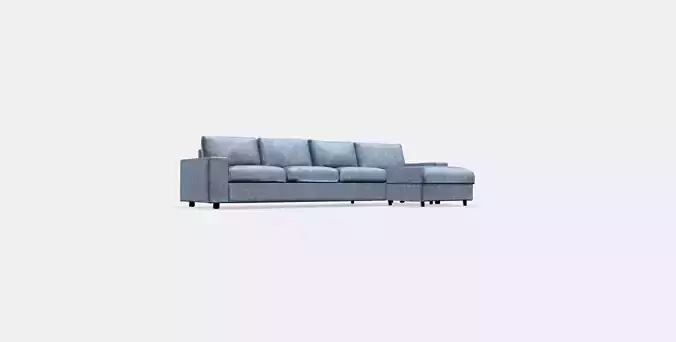 VIMLE 4-seat sofa with chaise longue 7