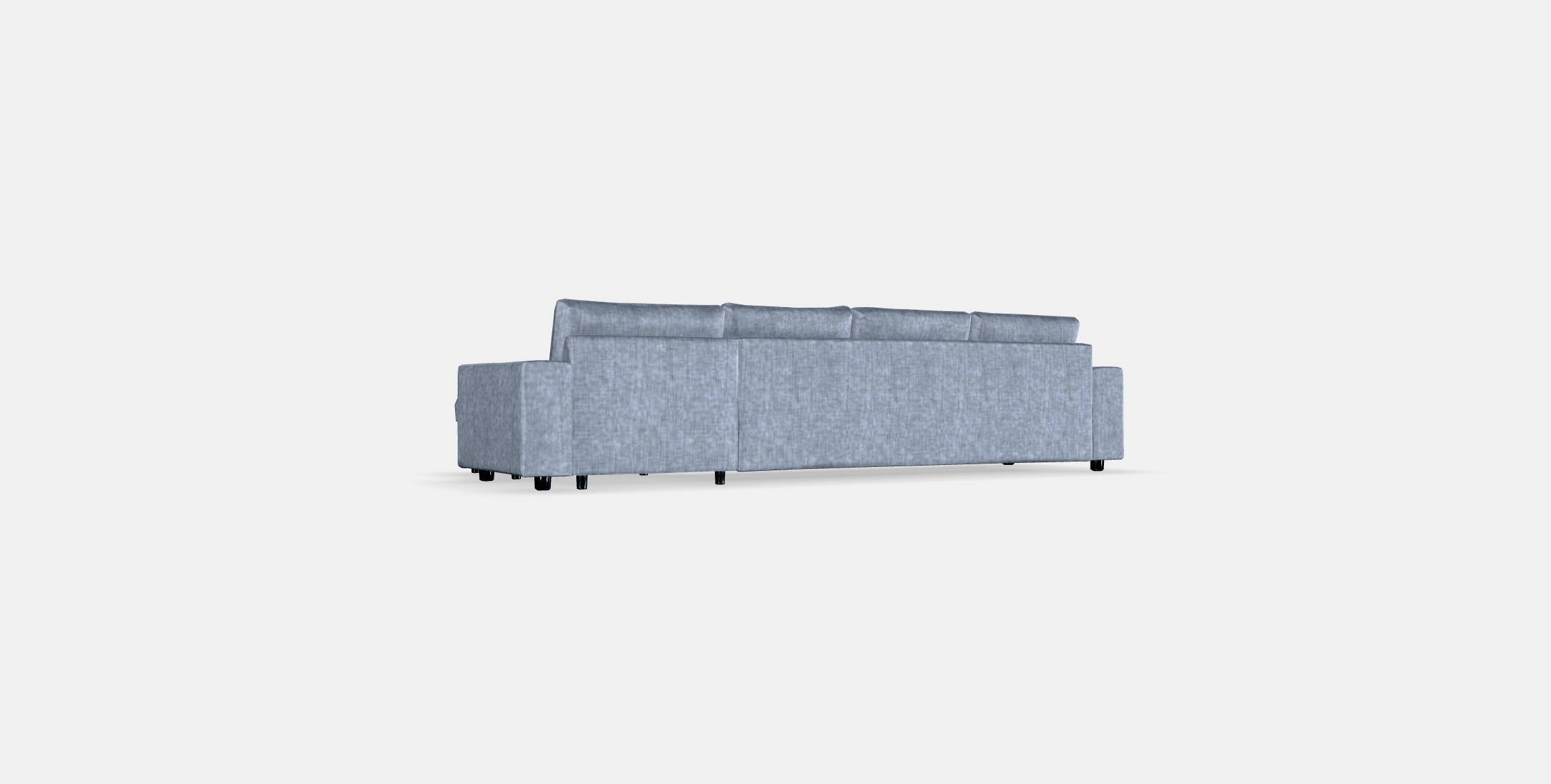 VIMLE 4-seat sofa with chaise longue 7 Low-poly 3D model_16