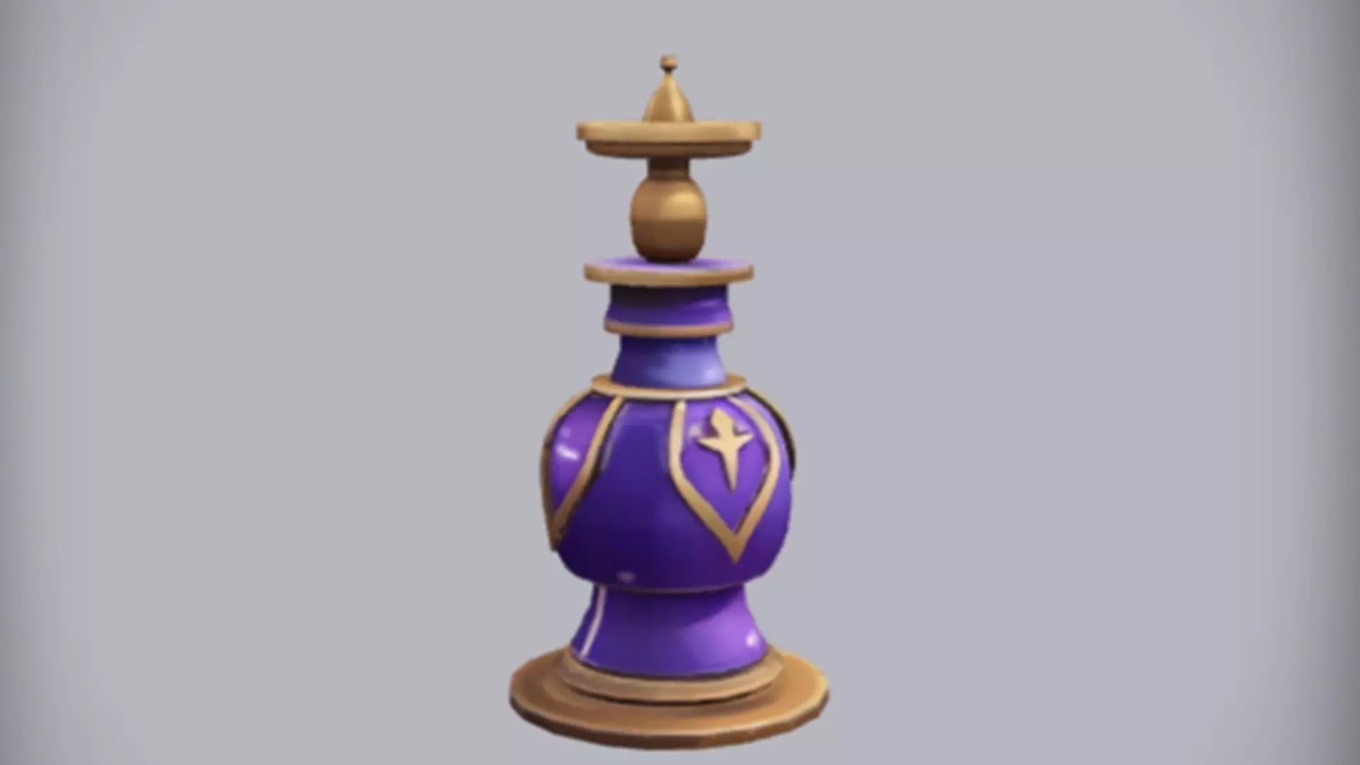 Colorful decorative vase 3D model_0