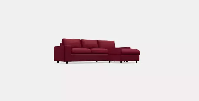 VIMLE 3-seat sofa with chaise longue 10