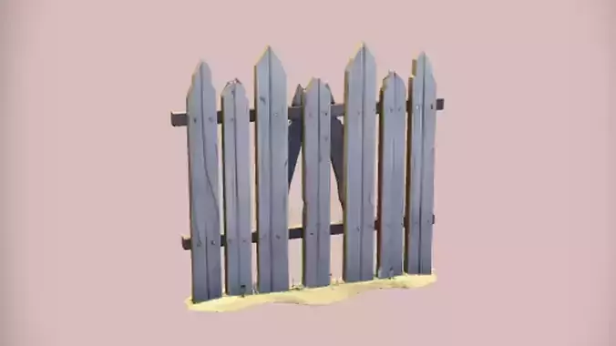 wooden fence with vertical planks
