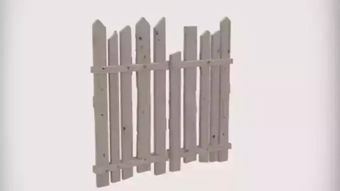 wooden fence with vertical plank
