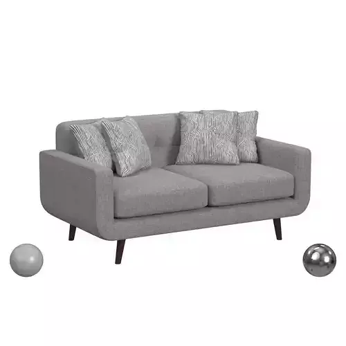 Bettie Gray  Sofa  Loveseat