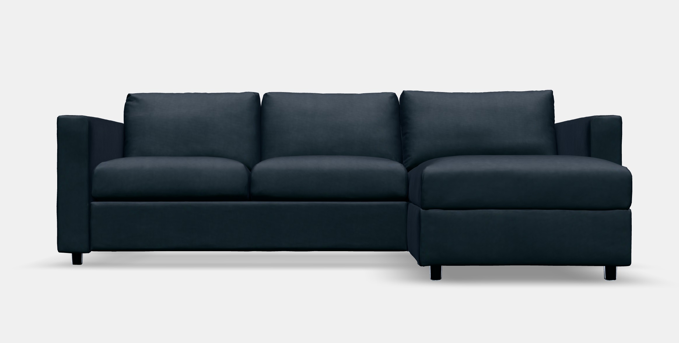 VIMLE 3-seat sofa with chaise longue 11 3D model_11