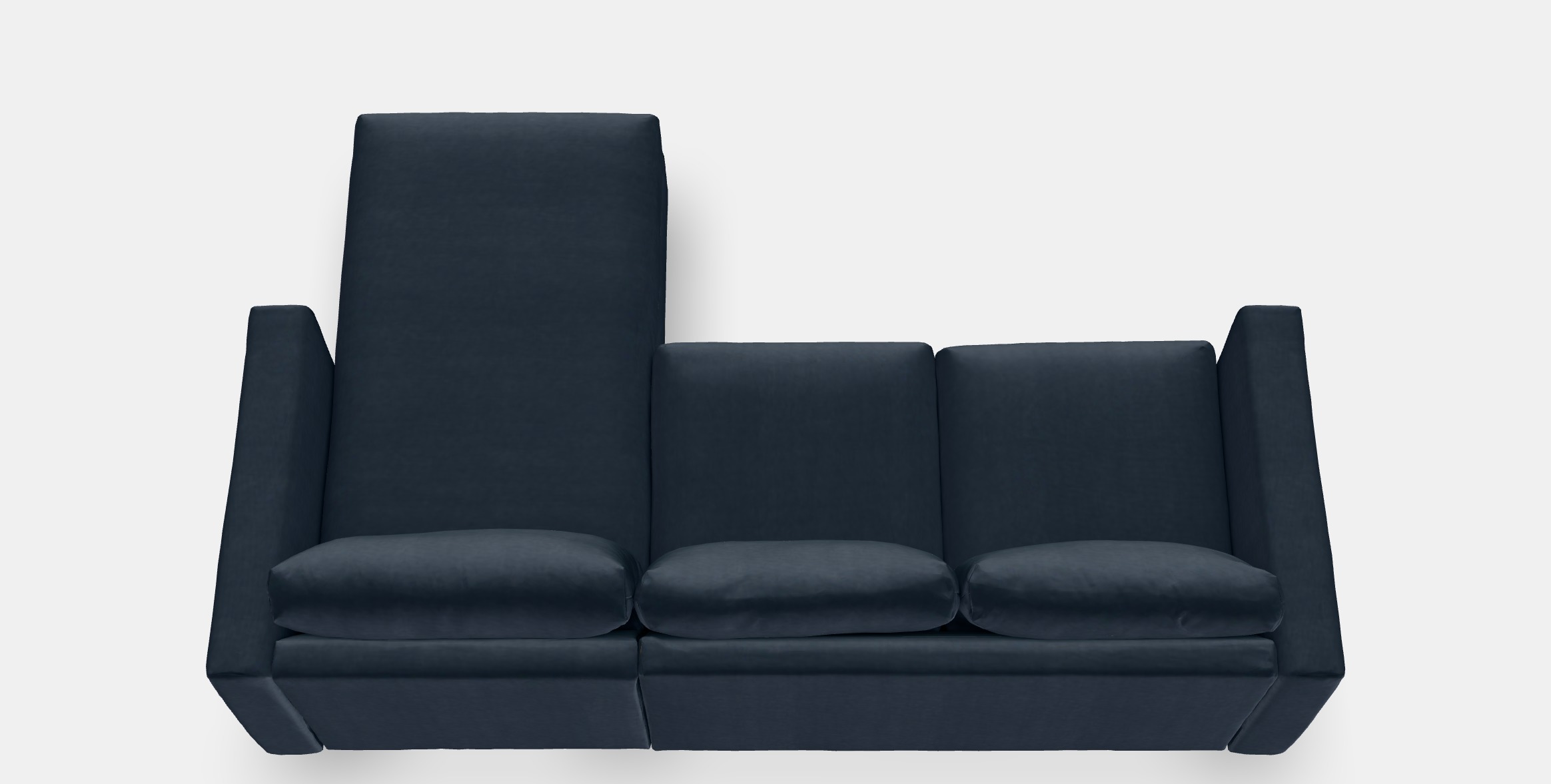 VIMLE 3-seat sofa with chaise longue 11 3D model_4