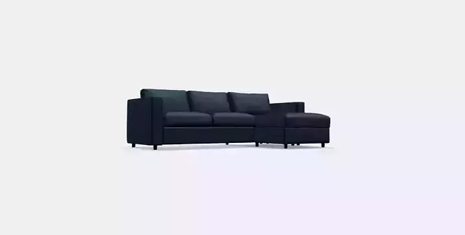 VIMLE 3-seat sofa with chaise longue 11