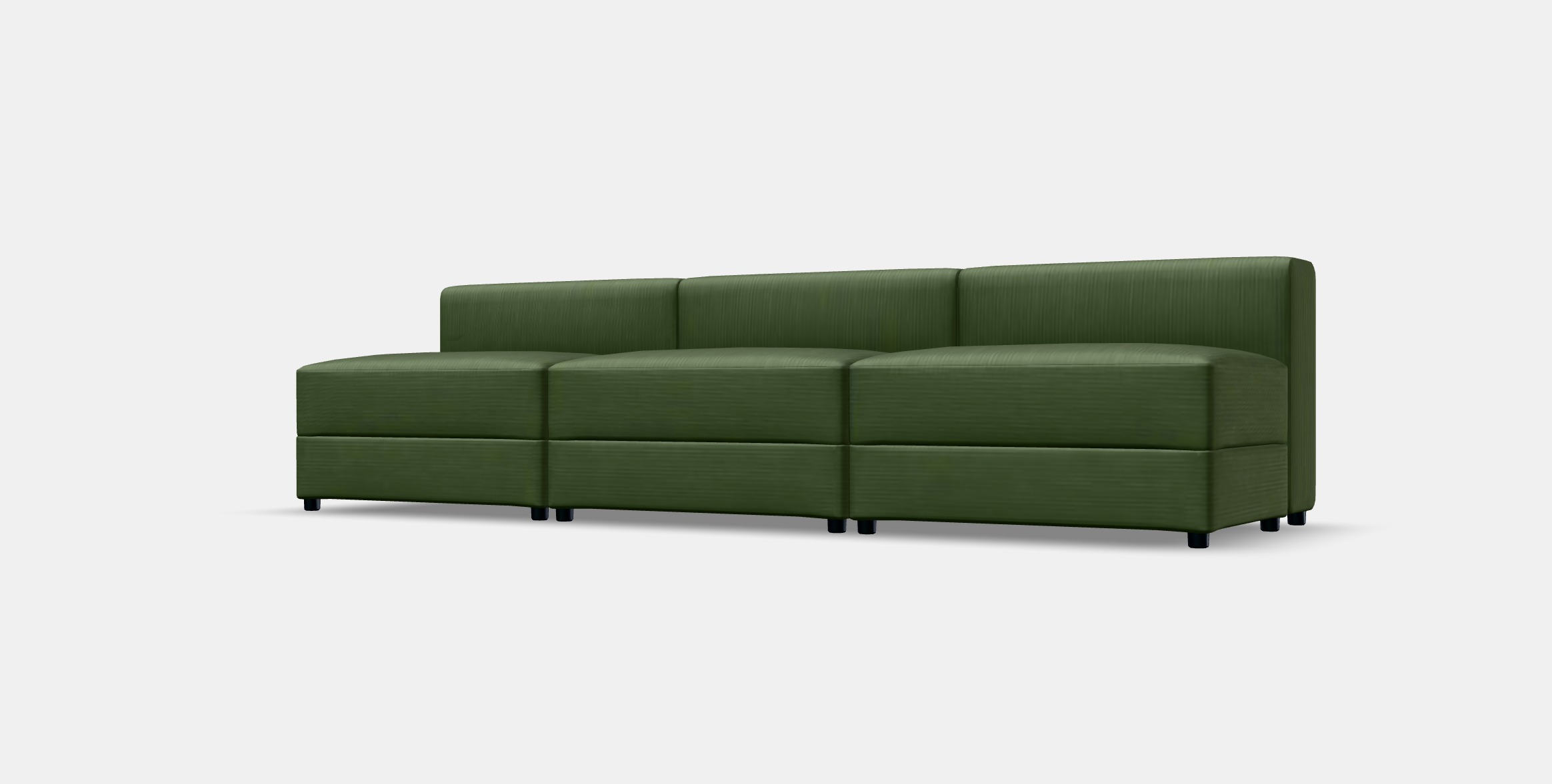 JATTEBO 45-seat modular sofa Low-poly 3D model_13