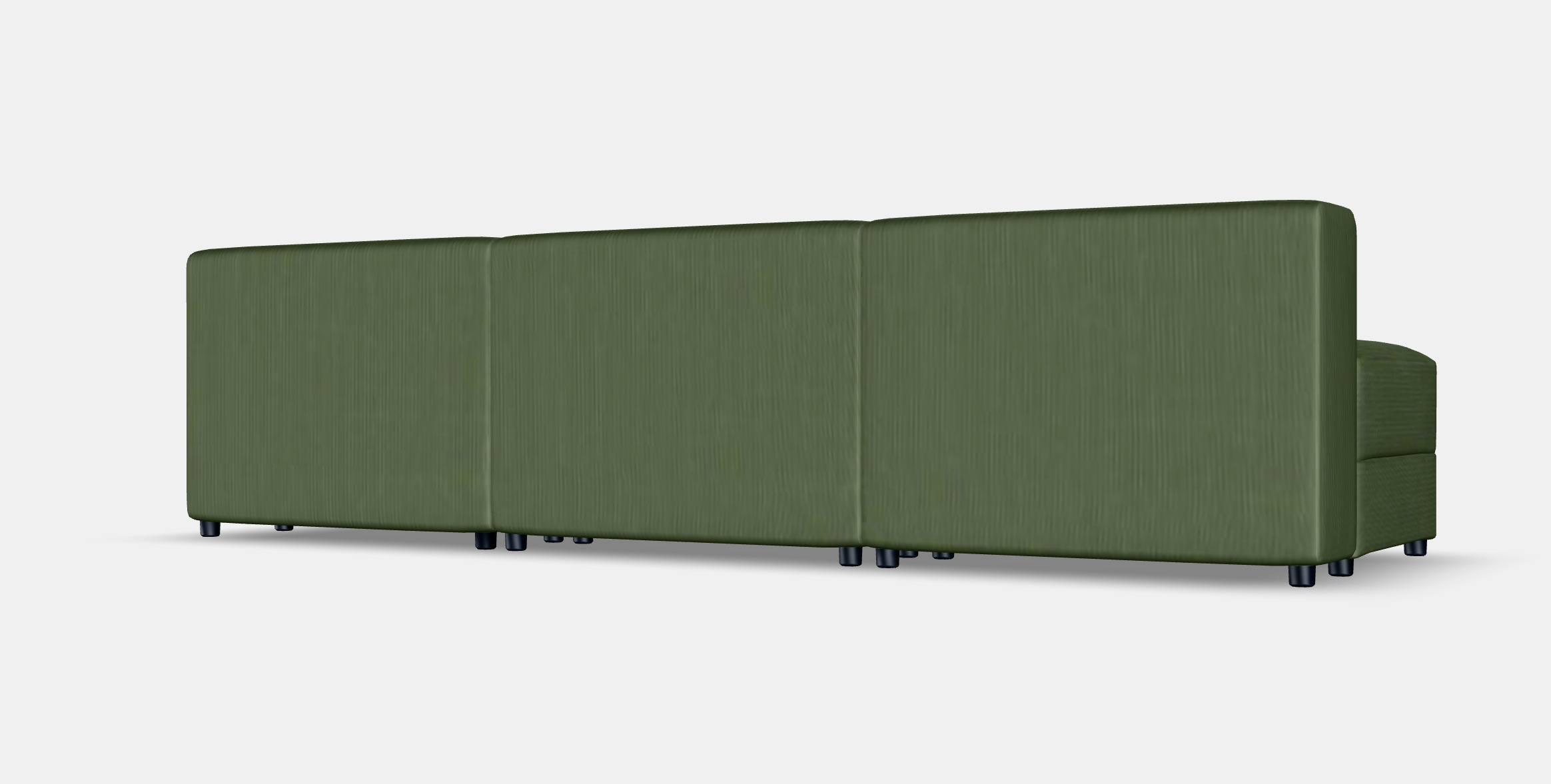 JATTEBO 45-seat modular sofa Low-poly 3D model_6