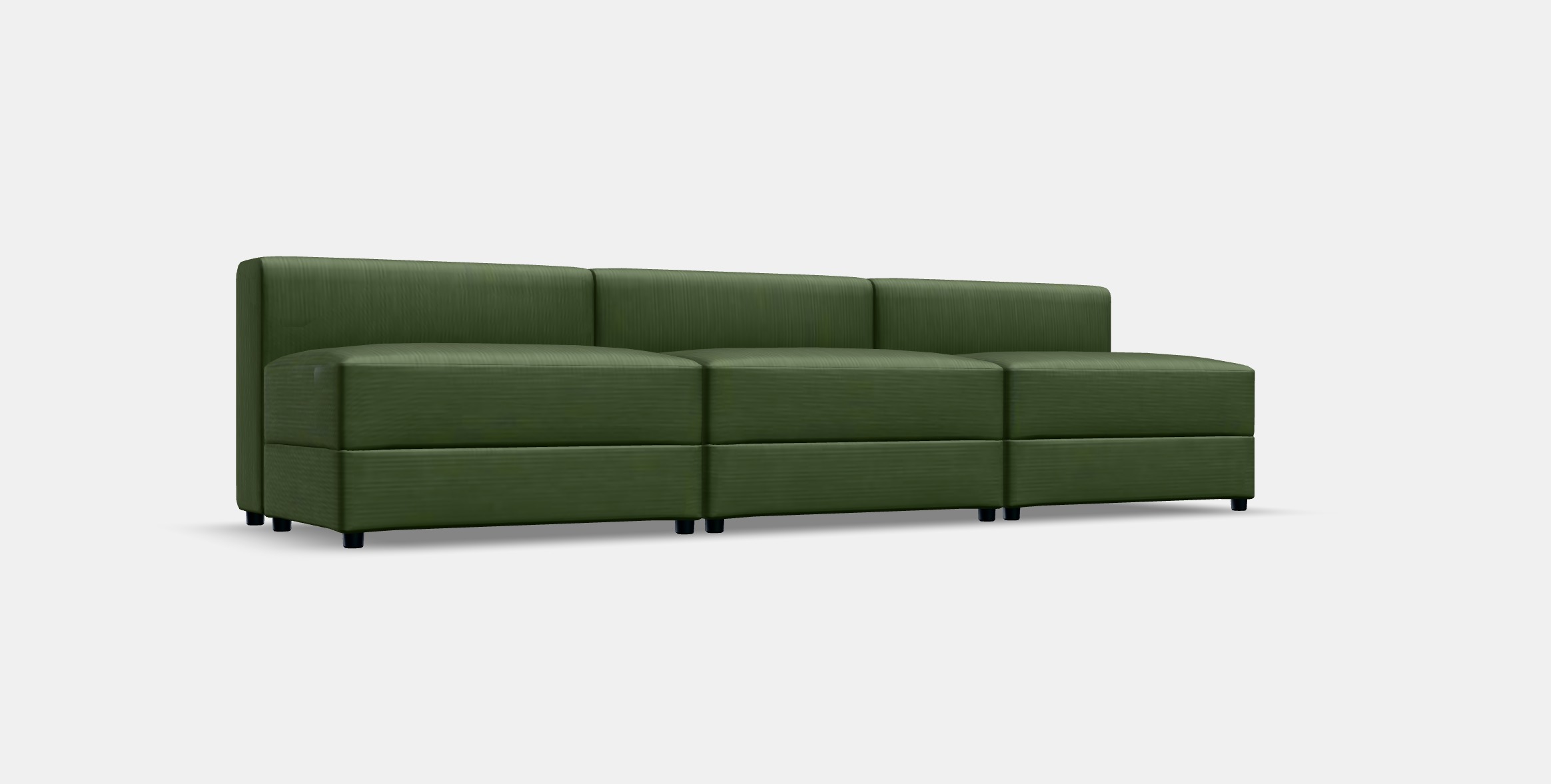JATTEBO 45-seat modular sofa Low-poly 3D model_9