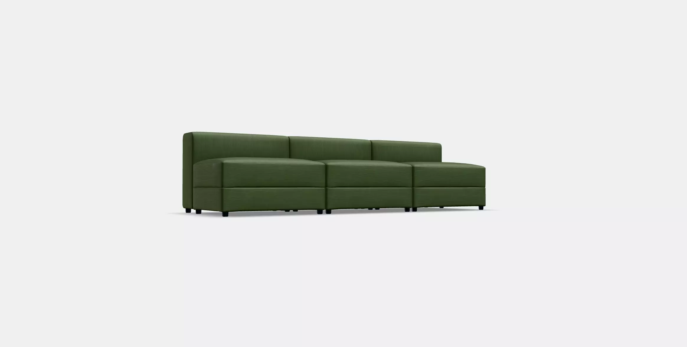 JATTEBO 45-seat modular sofa Low-poly 3D model_0