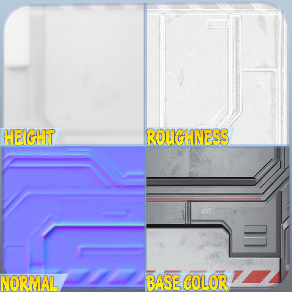 SciFi Seamless Texture Texture_1