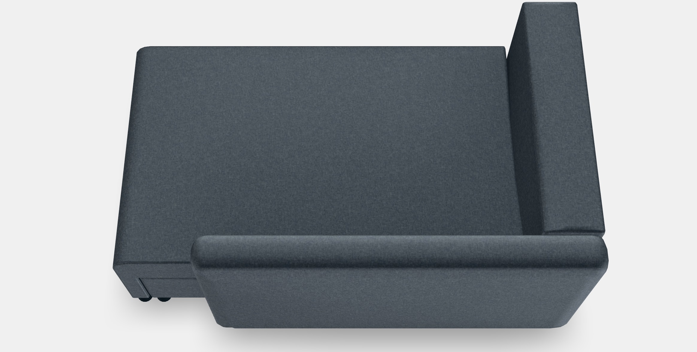 BYGGET Chaise longue-sofa-bed Low-poly 3D model_8