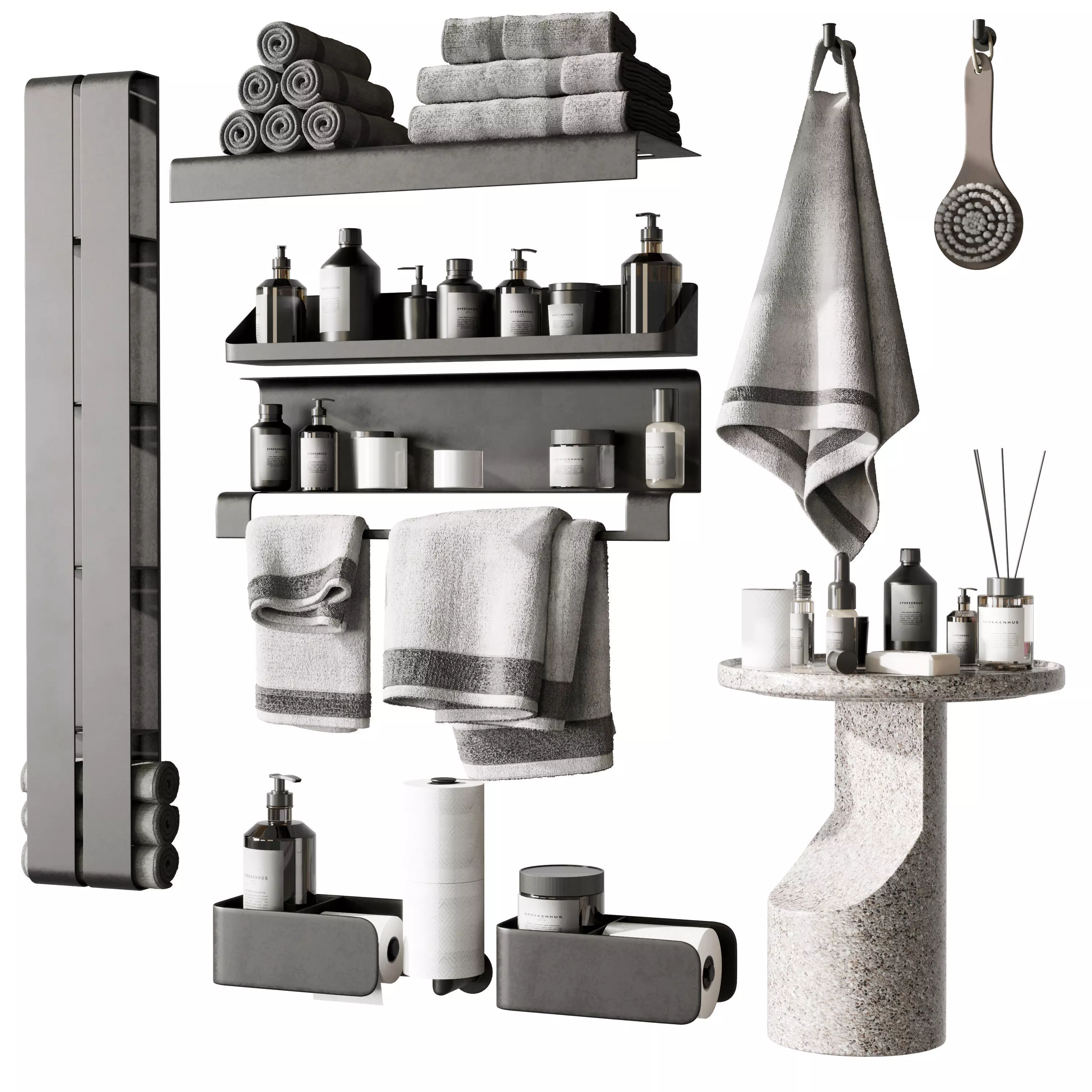 Bathroom Decor set 04 3D model