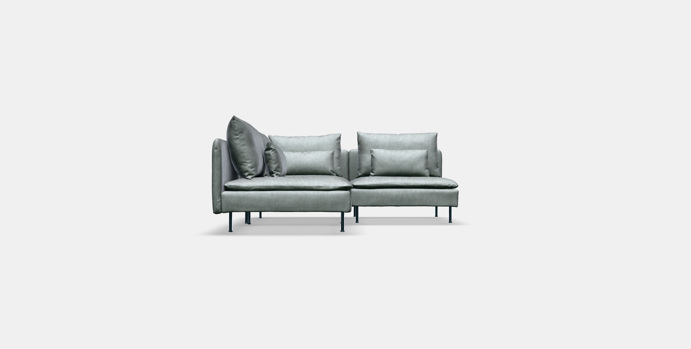 SODERHAMN Corner sofa 3-seat 1 3D model_10