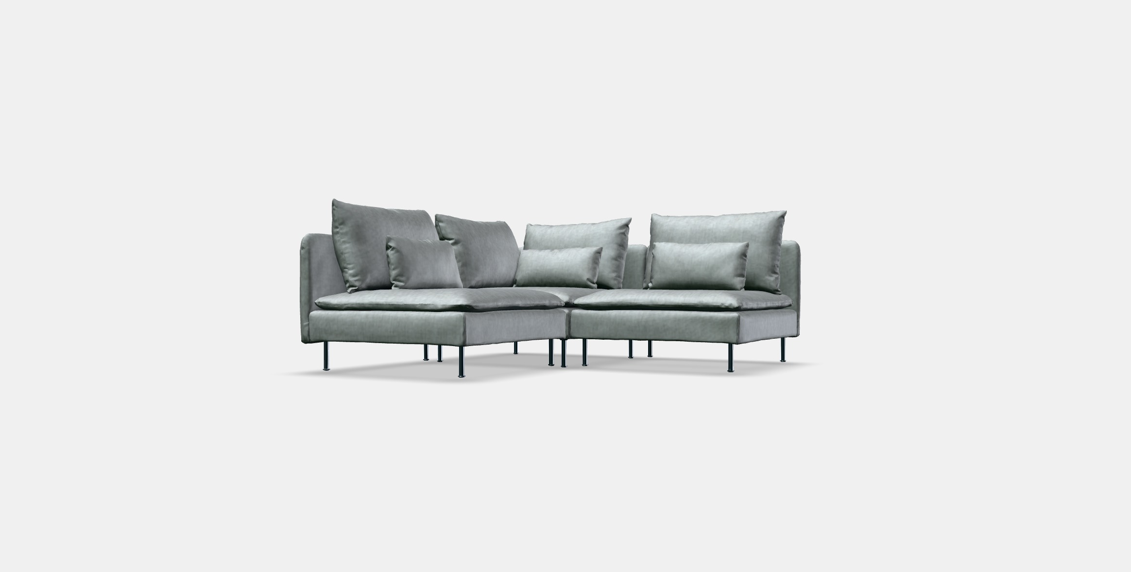 SODERHAMN Corner sofa 3-seat 1 3D model_11