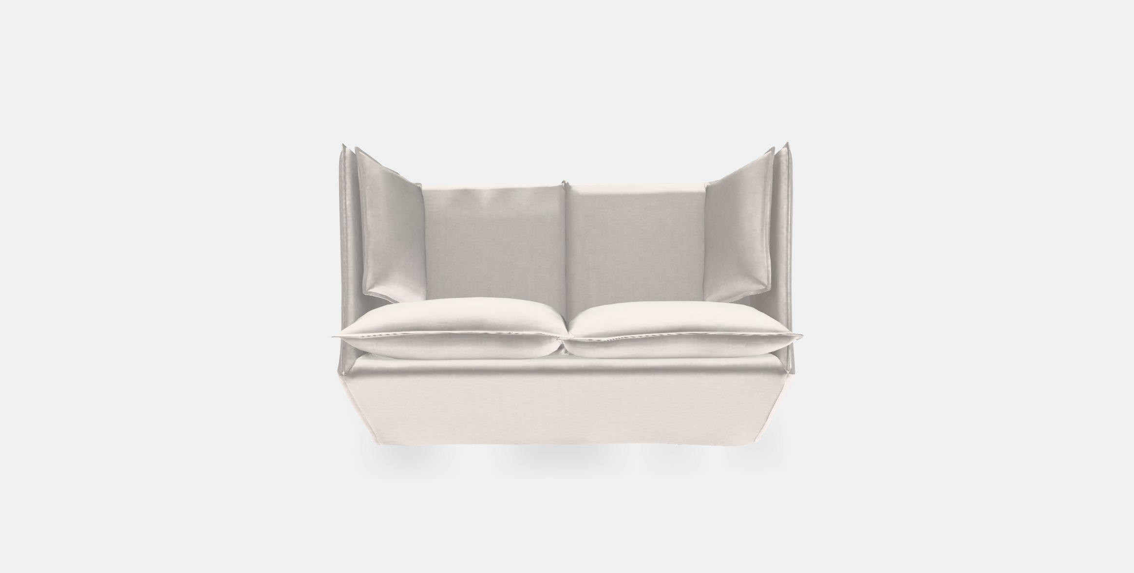 BACKSALEN 2-seat sofa 1 3D model_2