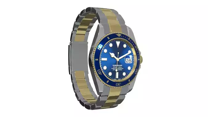 Watch Submariner Date Oystersteel and yellow gold - Blue Ceramic