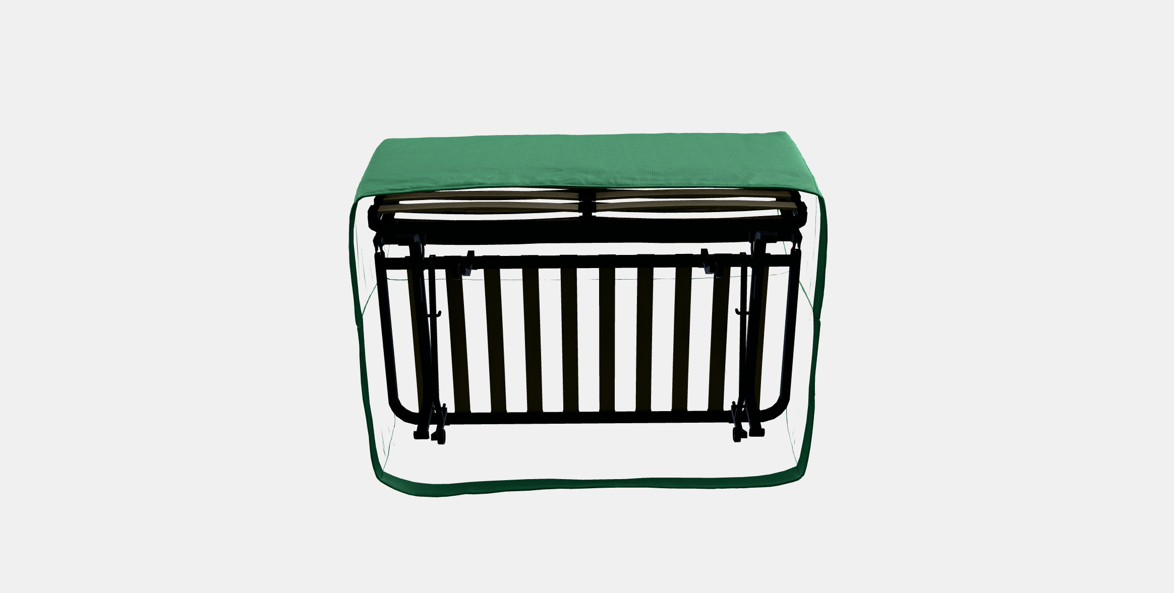 LYCKSELE LOVAS 2-seat sofa-bed 4 3D model_8