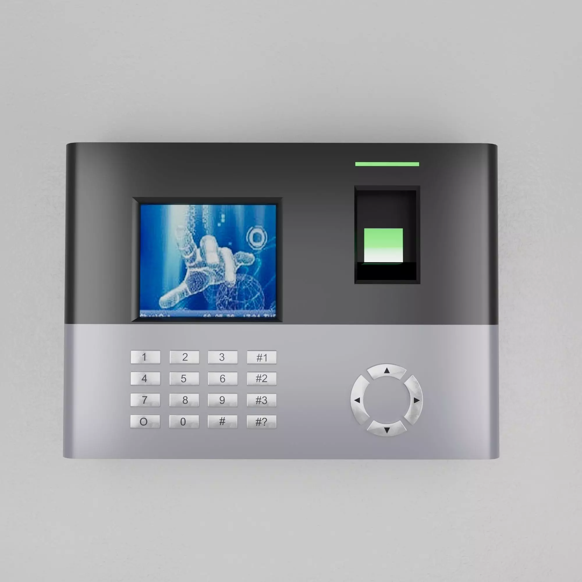 Biometric Machine Free 3D model_0