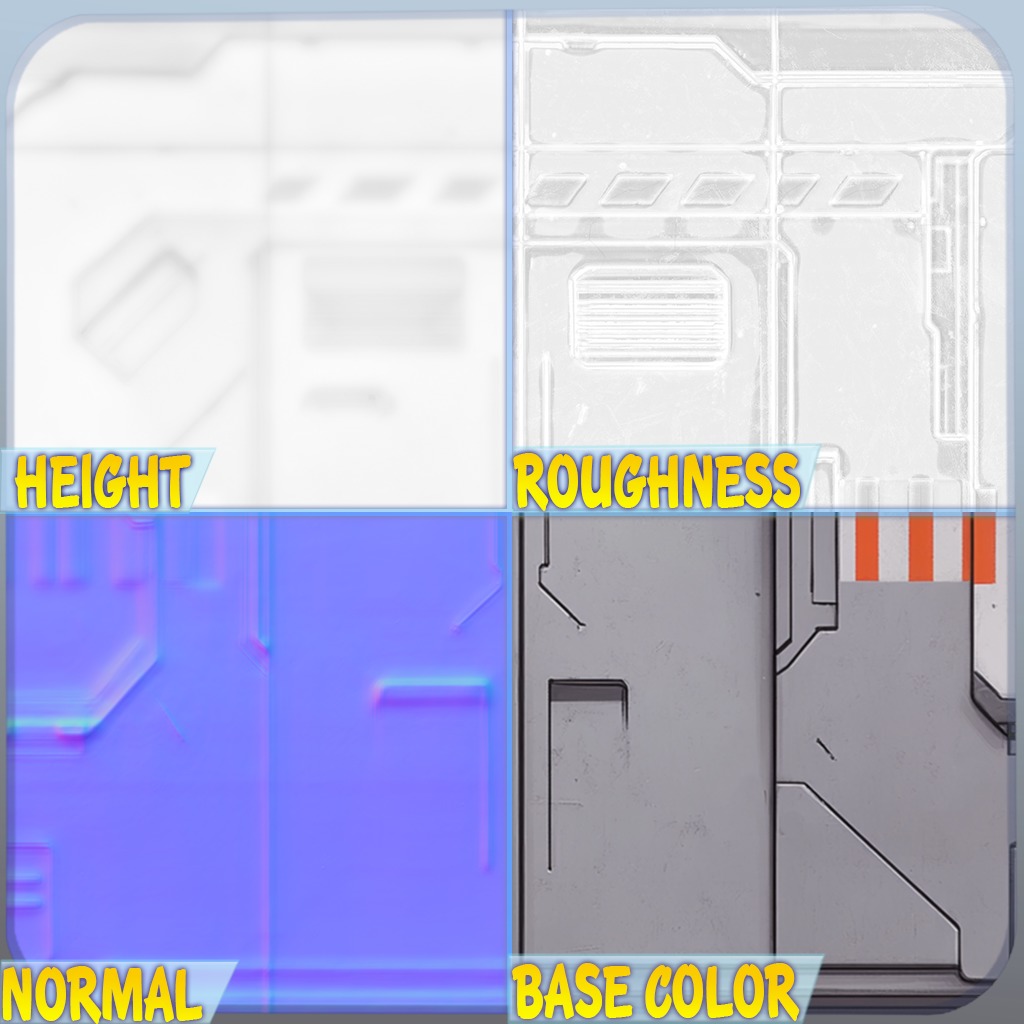 SciFi Seamless Texture Texture_1