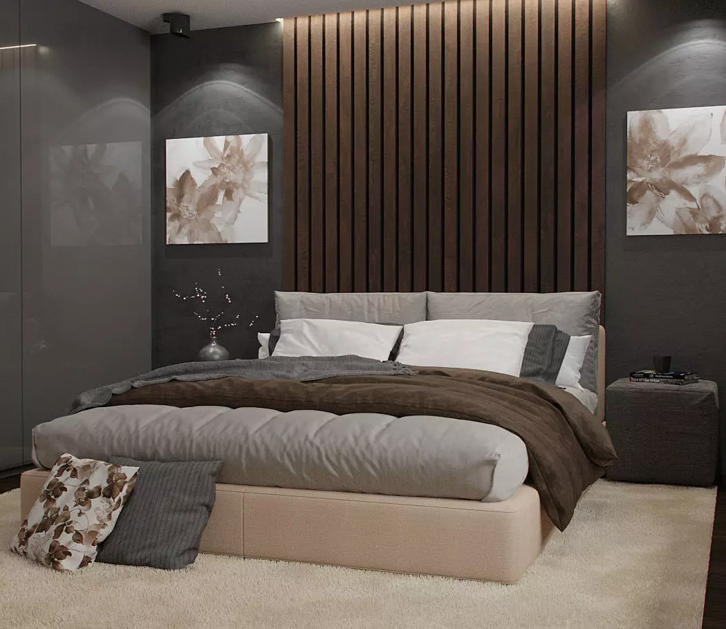 Bedroom Scene 01 3D model_0