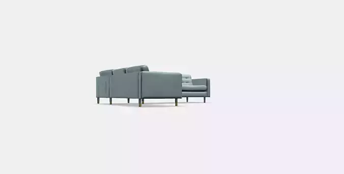 LANDSKRONA Corner sofa 5-seat 7