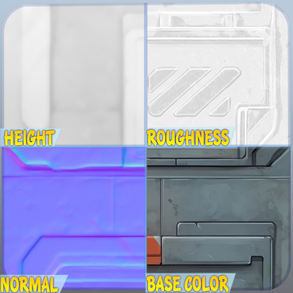 SciFi Seamless Texture Texture_1