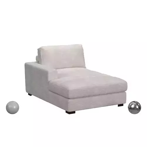 Arizona Modular LHF Chaise In Steno Beige 3D model