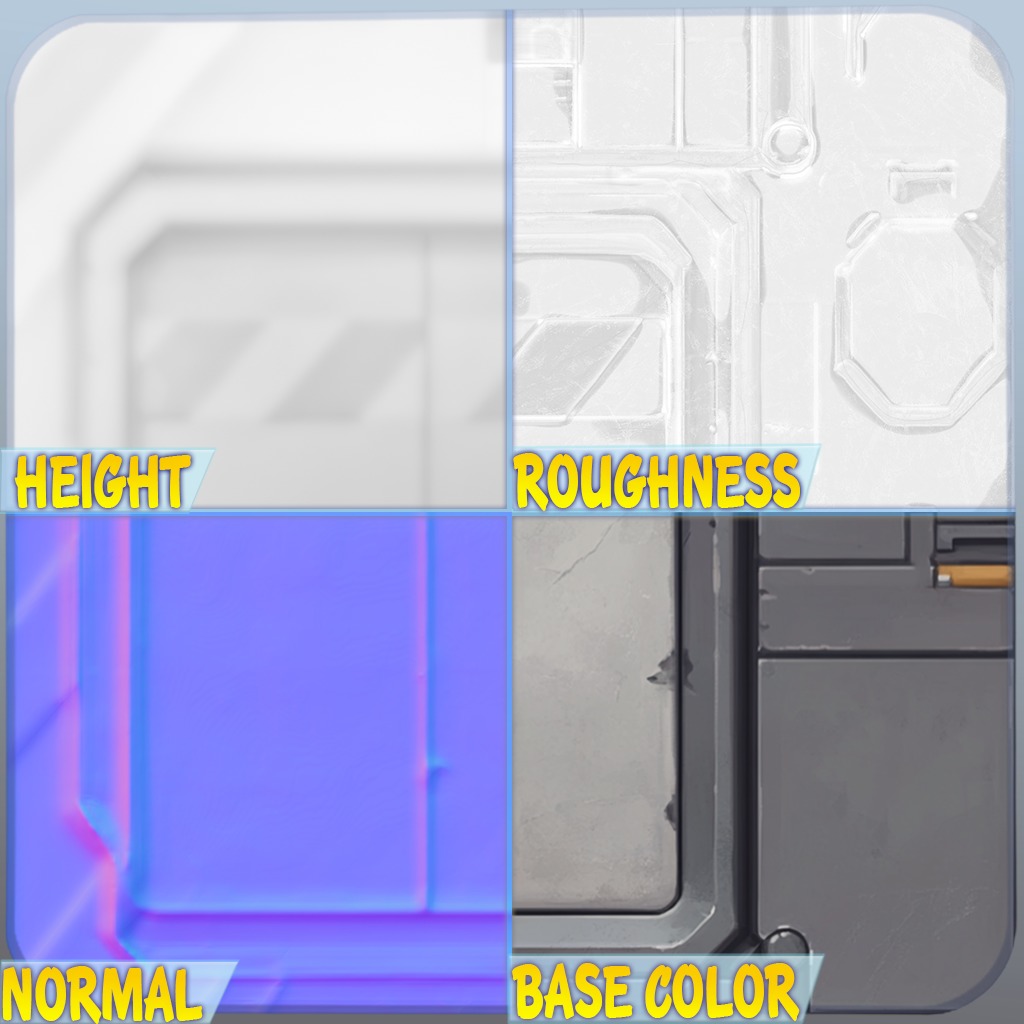 SciFi Seamless Texture Texture_1