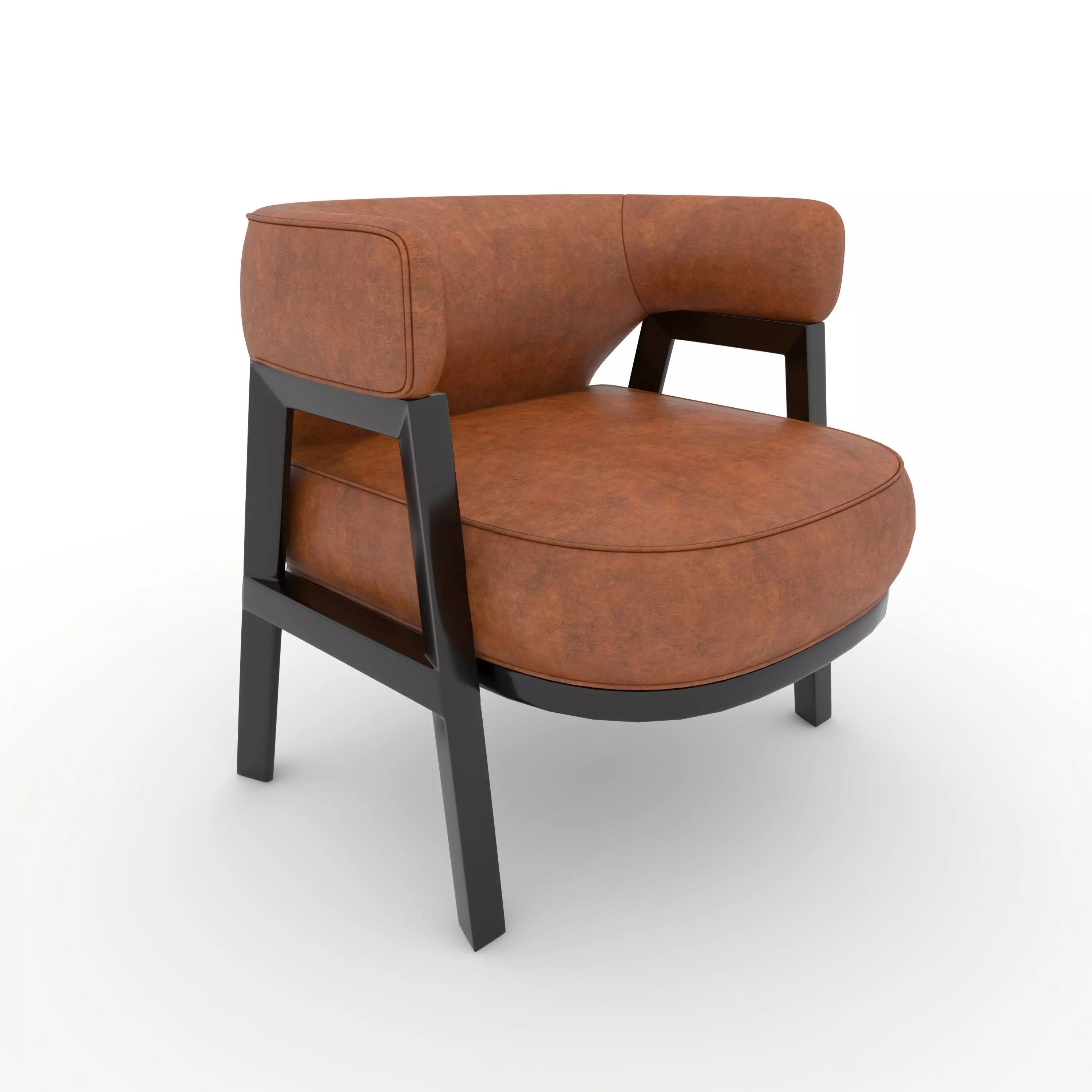 Armchair 63 3D model_0