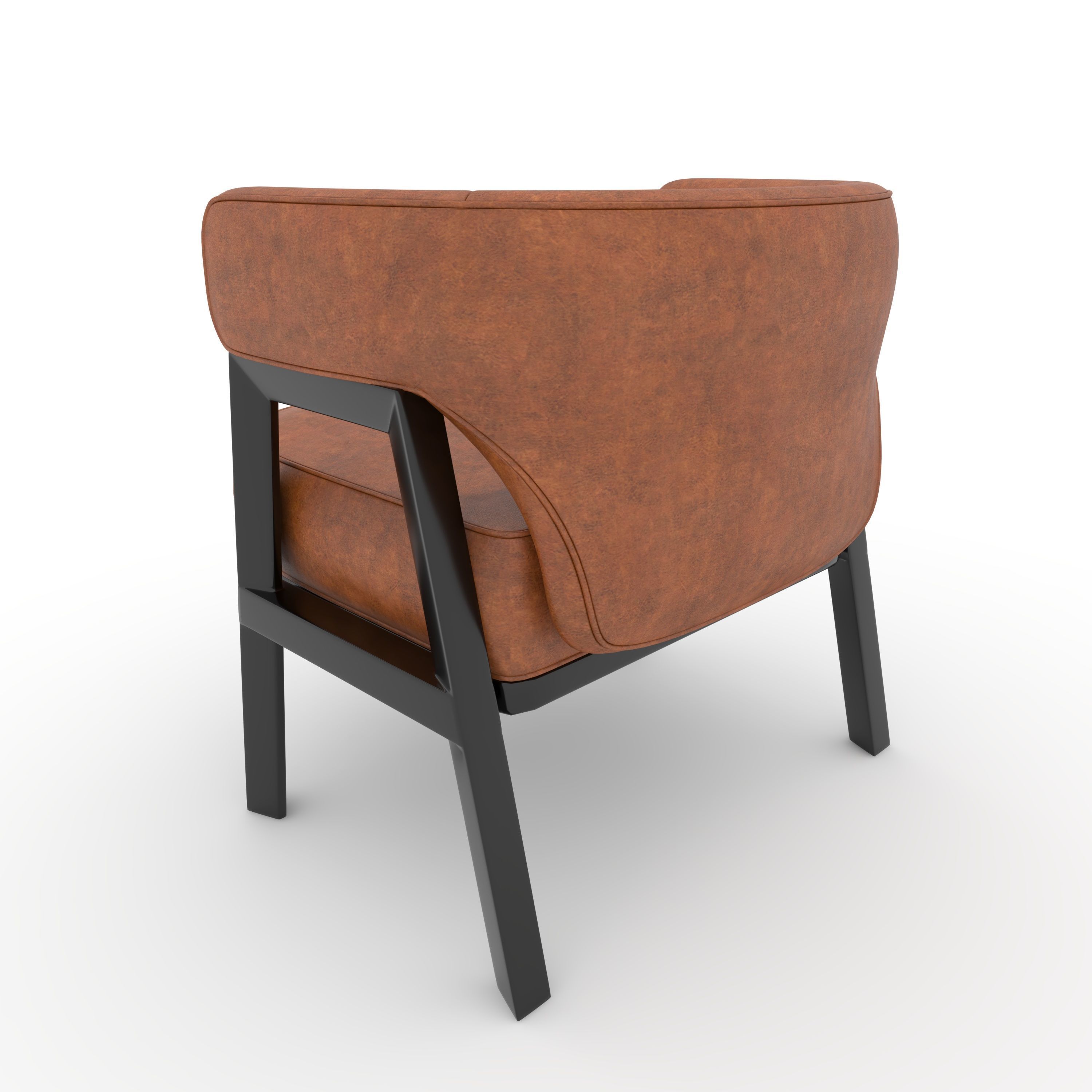 Armchair 63 3D model_6