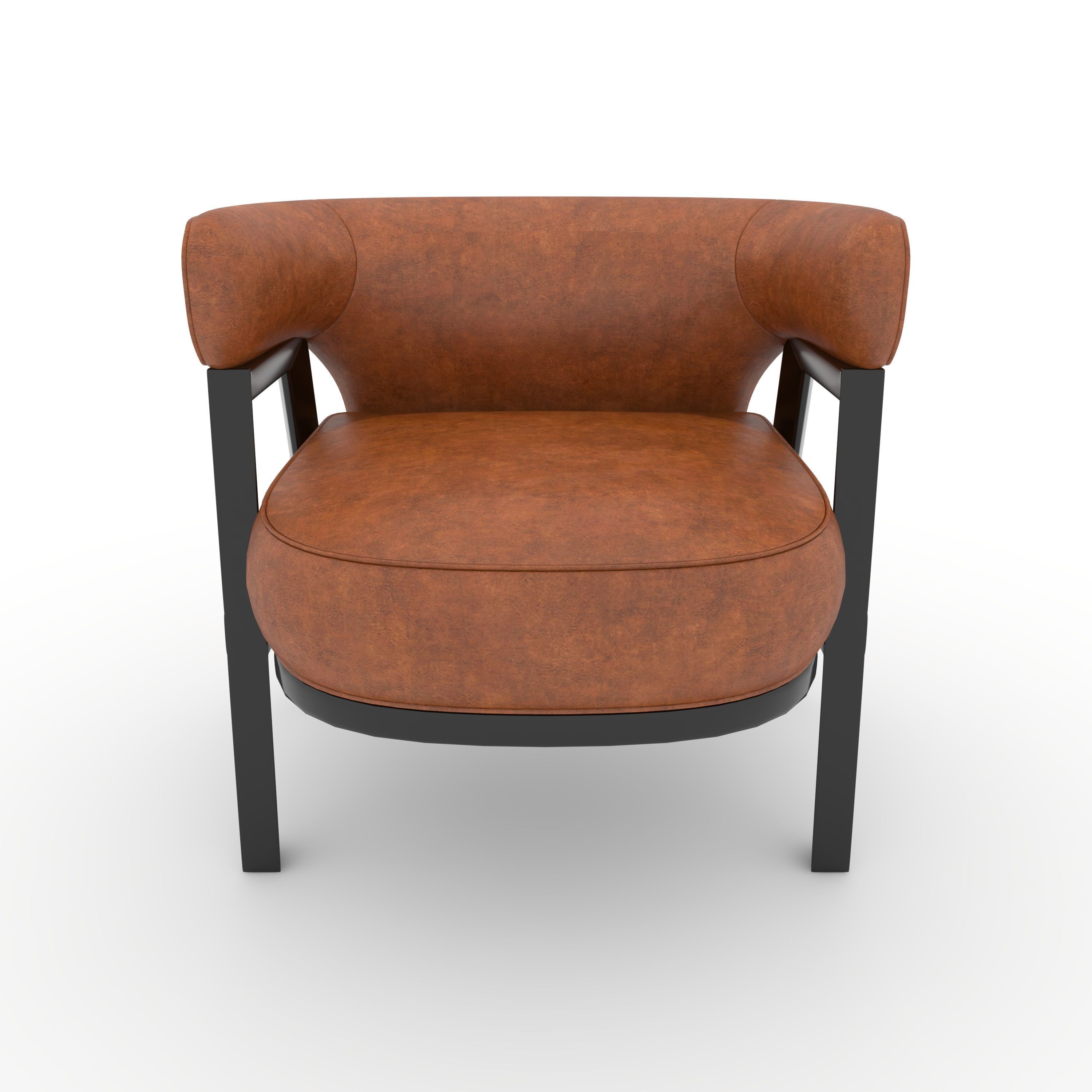 Armchair 63 3D model_2