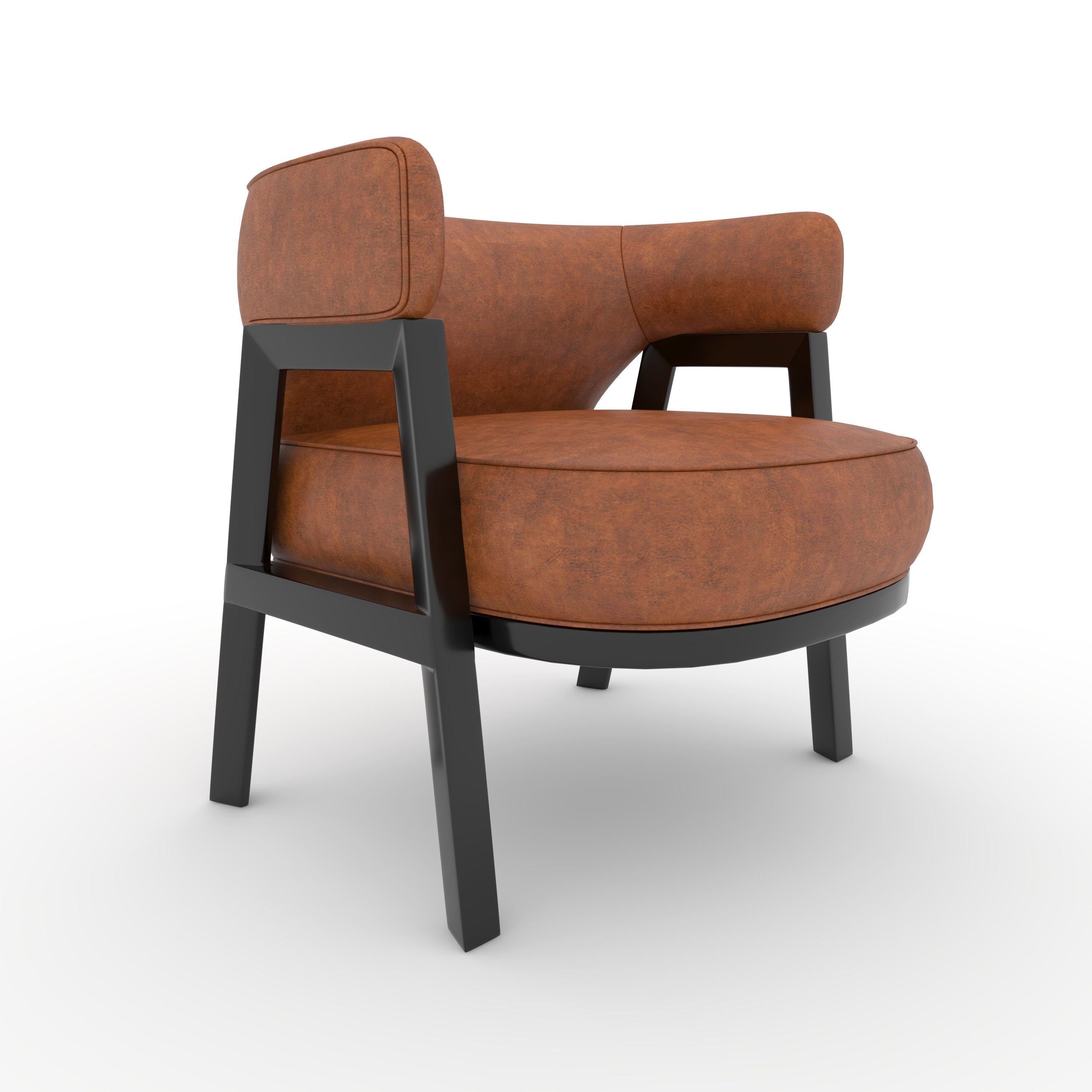 Armchair 63 3D model_8