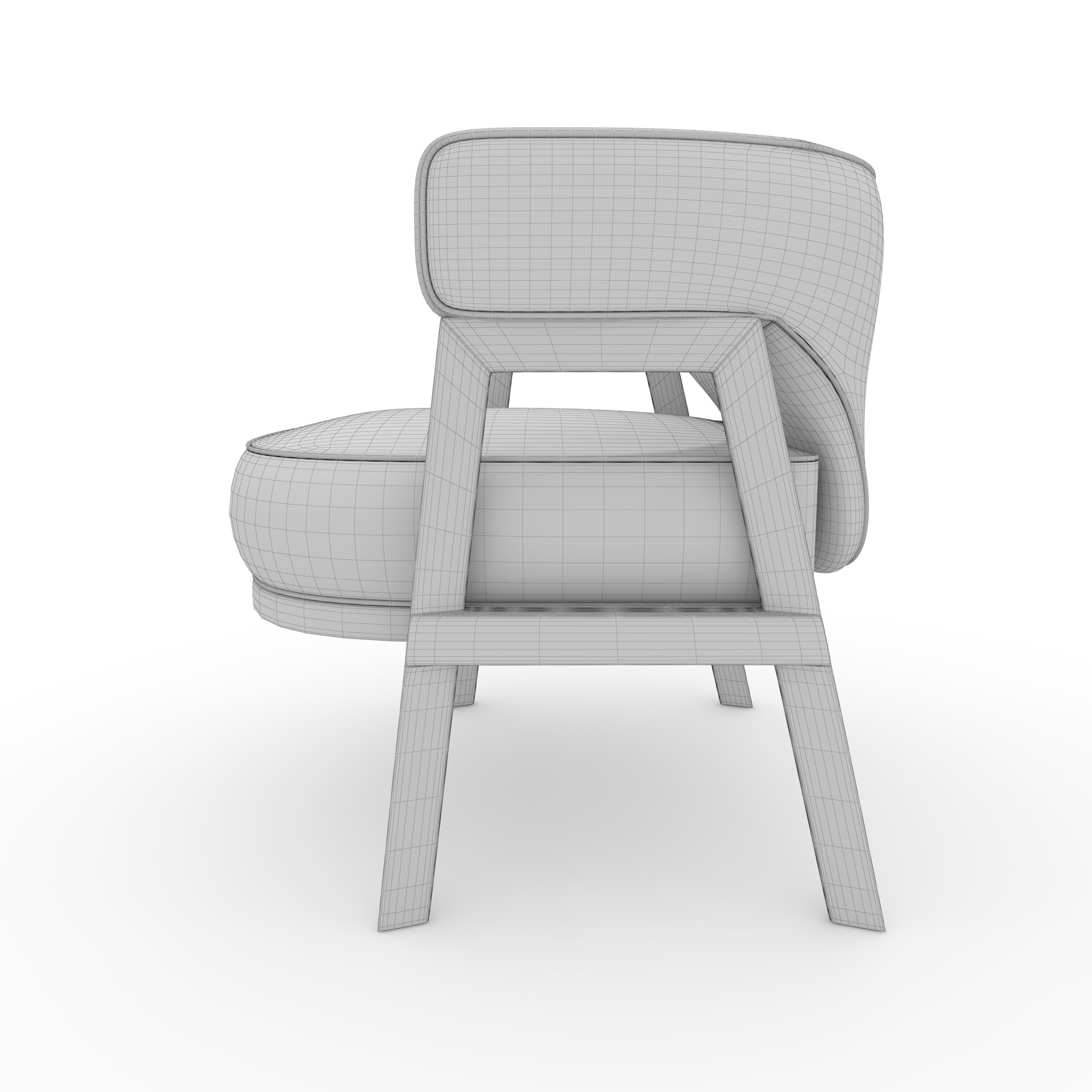 Armchair 63 3D model_13