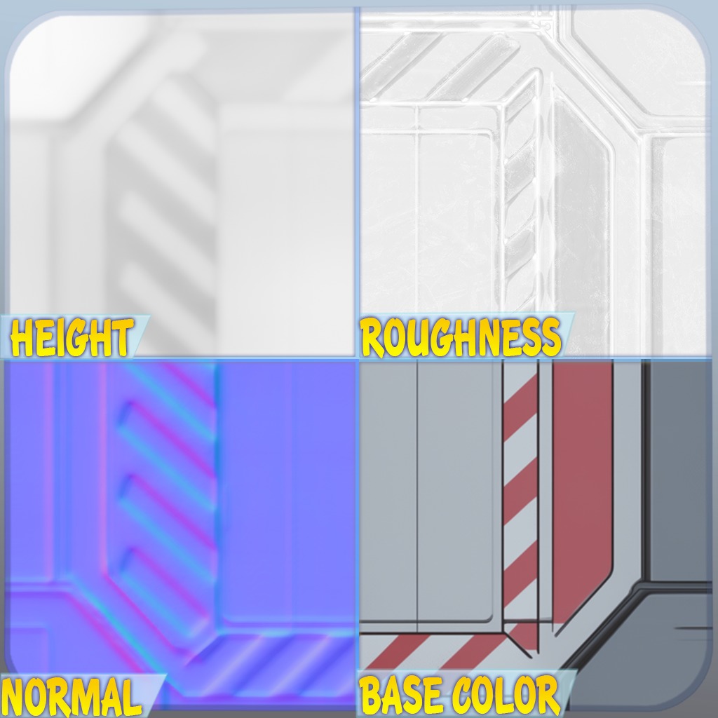 SciFi Seamless Texture Texture_1