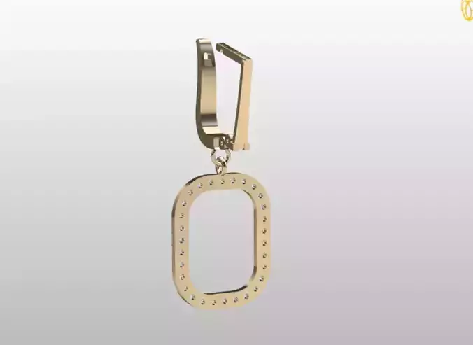 Huggie Hoop Earrings 3D printable file 3D print model 3D print model