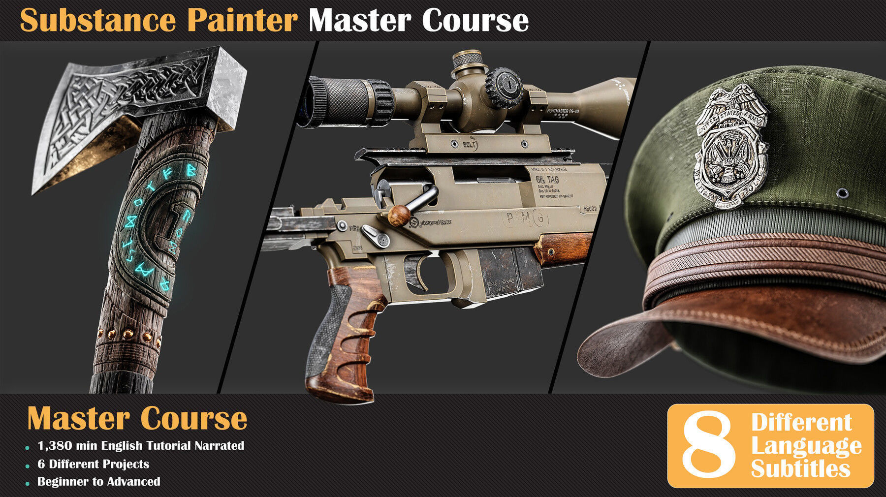 Substance Painter Master Course 3D model_0