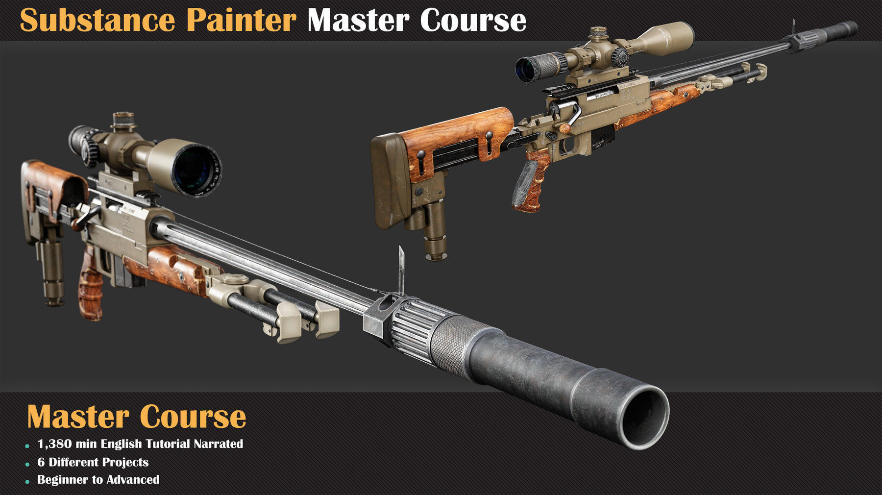 Substance Painter Master Course 3D model_2